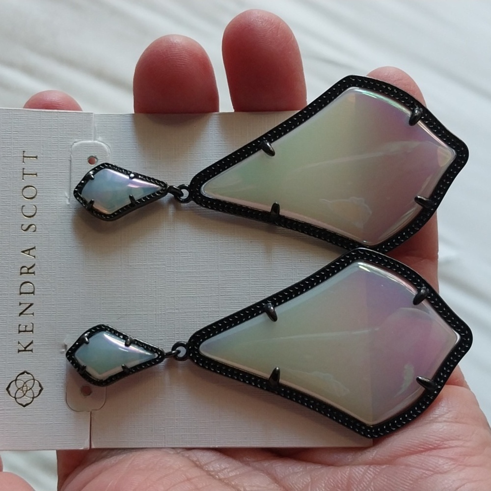Vintage Opalite Gunmetal Alexis